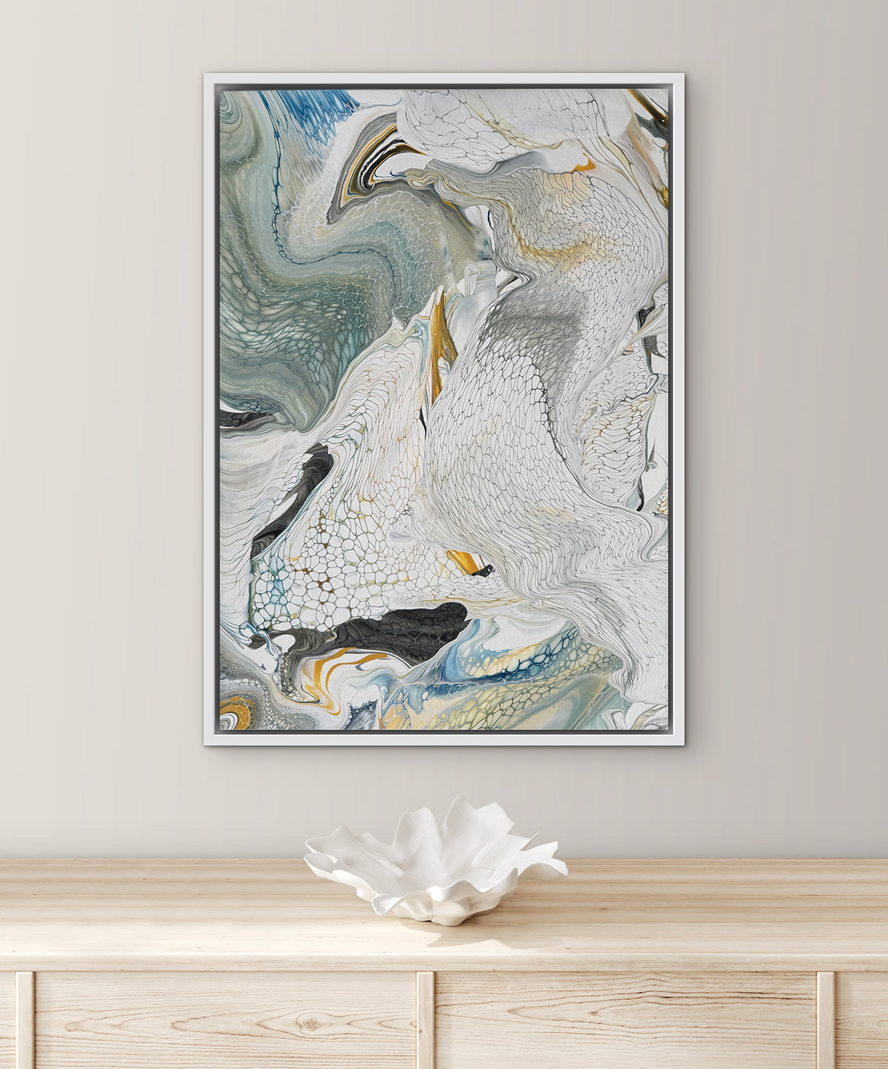 Serenity 08 Original Painting by London Based artist Roma Finlinson