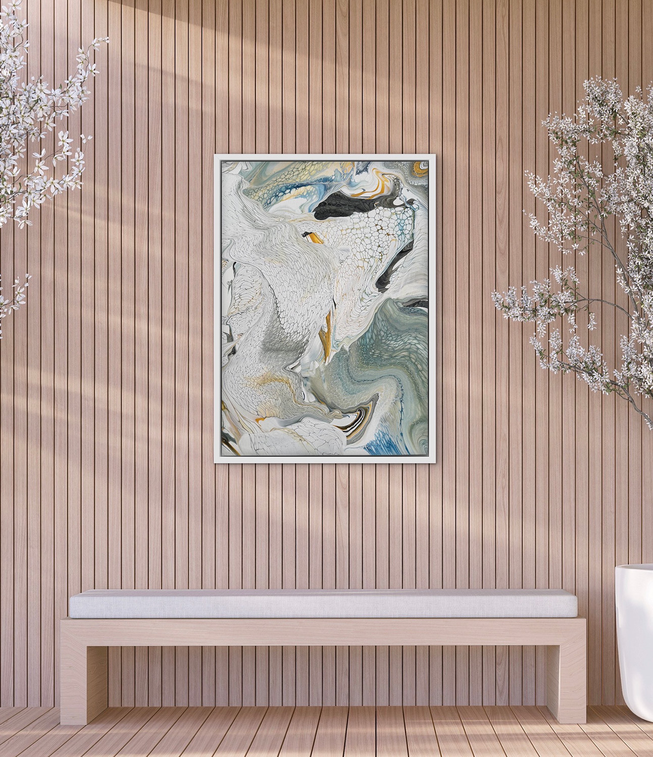 Serenity 08 Original Painting by London Based artist Roma Finlinson